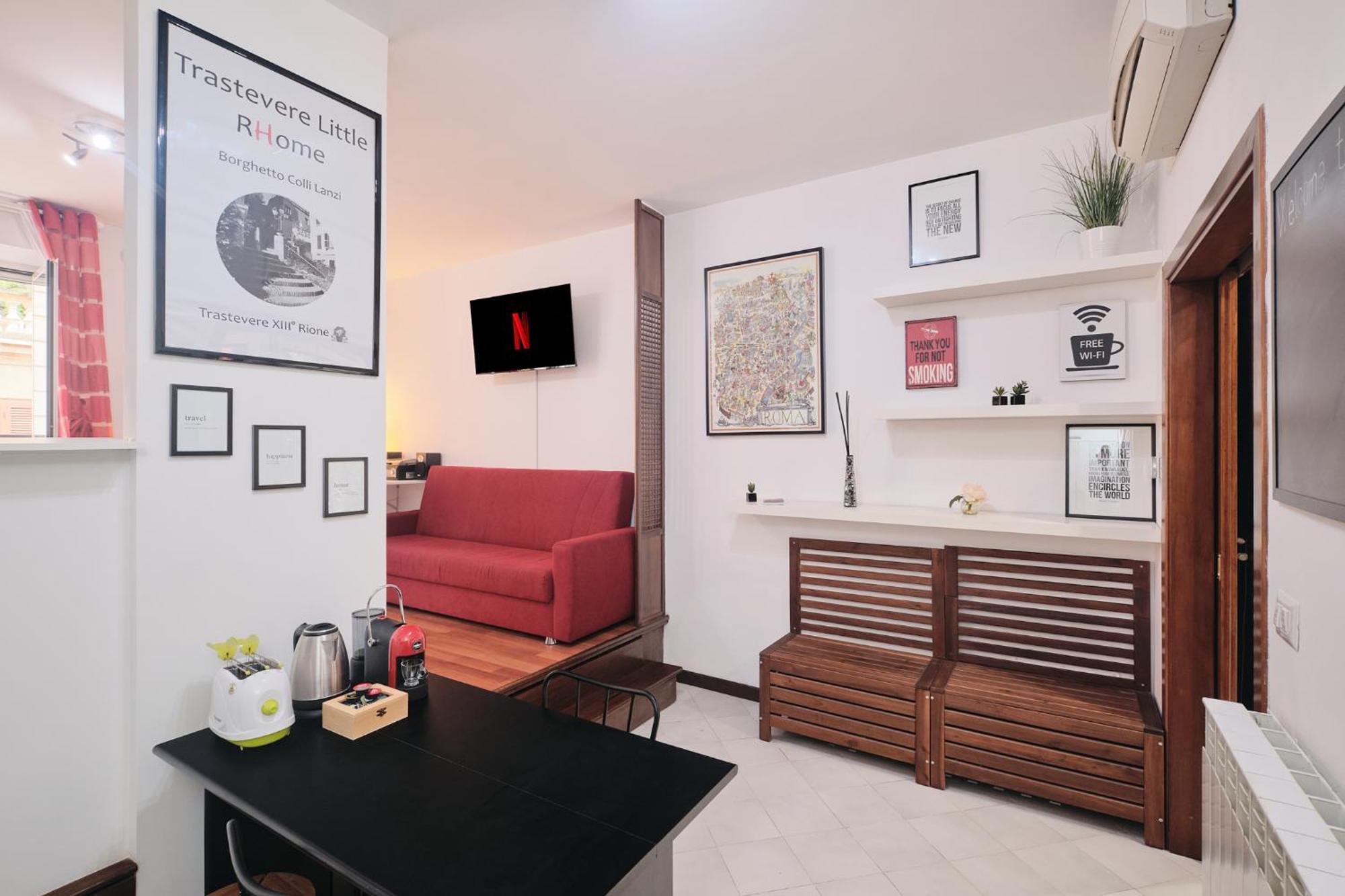 Trastevere- Flat Con Giardino, Ac, Wi-Fi & Netflix روما المظهر الخارجي الصورة