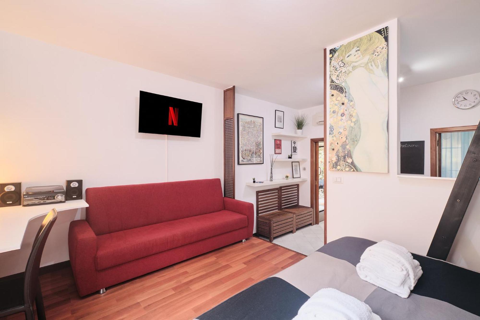Trastevere- Flat Con Giardino, Ac, Wi-Fi & Netflix روما المظهر الخارجي الصورة