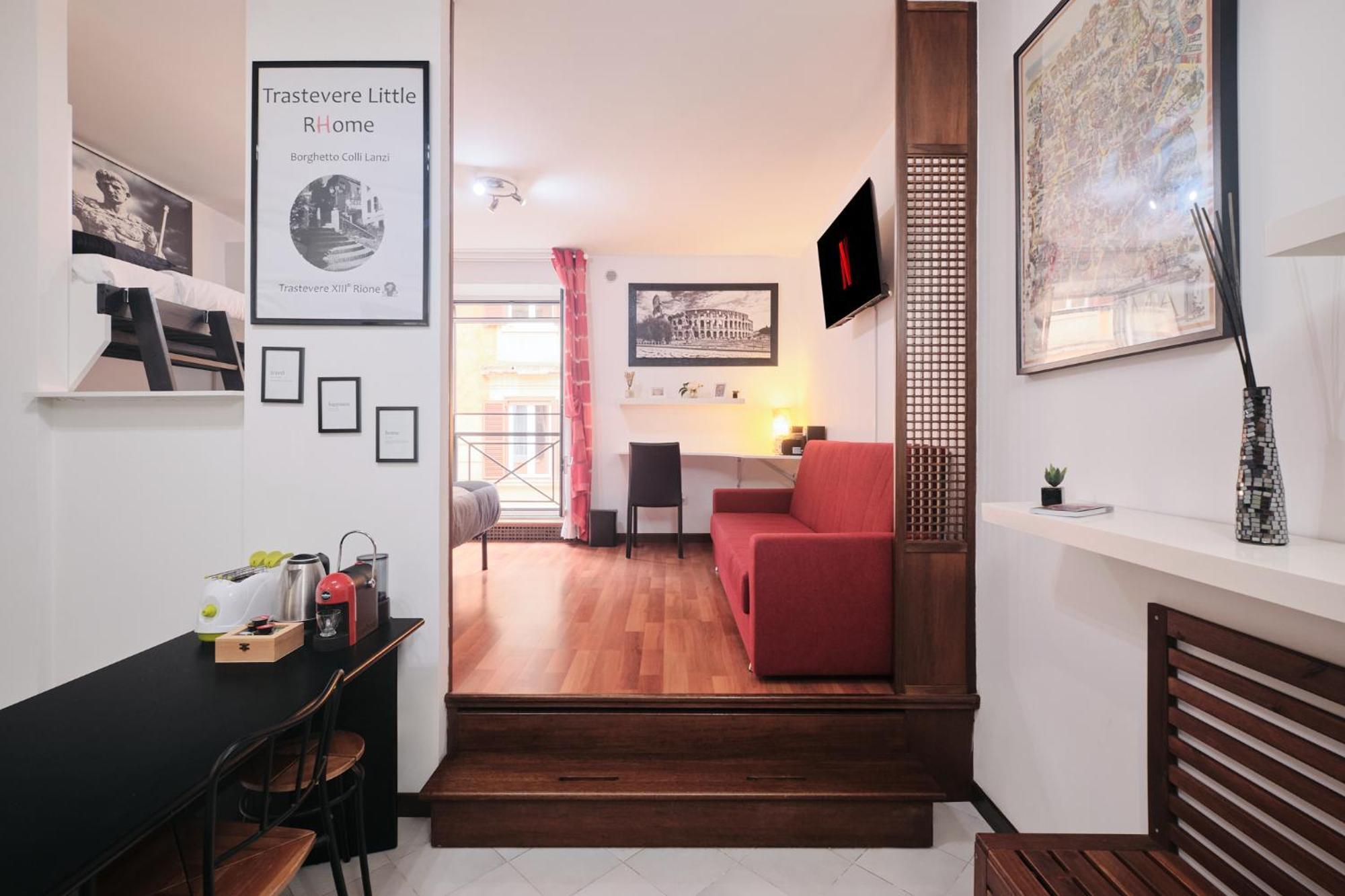 Trastevere- Flat Con Giardino, Ac, Wi-Fi & Netflix روما المظهر الخارجي الصورة