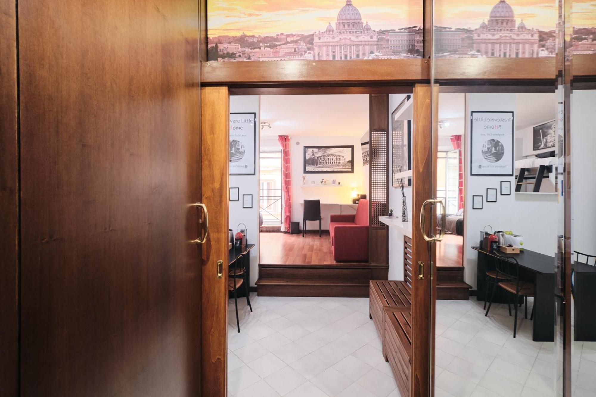 Trastevere- Flat Con Giardino, Ac, Wi-Fi & Netflix روما المظهر الخارجي الصورة